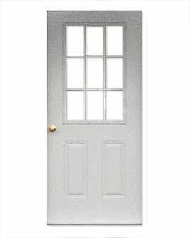 Fiberglass Door with Windows