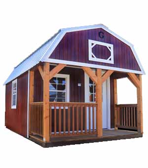 Urethane Lofted Barn Cabin