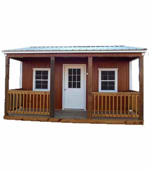 Urethane Side Porch Cabin